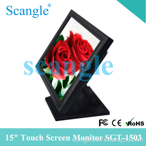 15 Inch 5 Wire Resistive POS Touch Screen Monitor